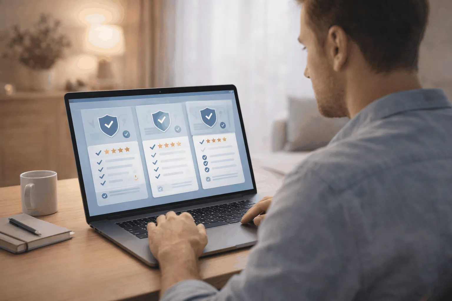 Analyse et comparaison de casinos en ligne sur ordinateur dans un environnement calme